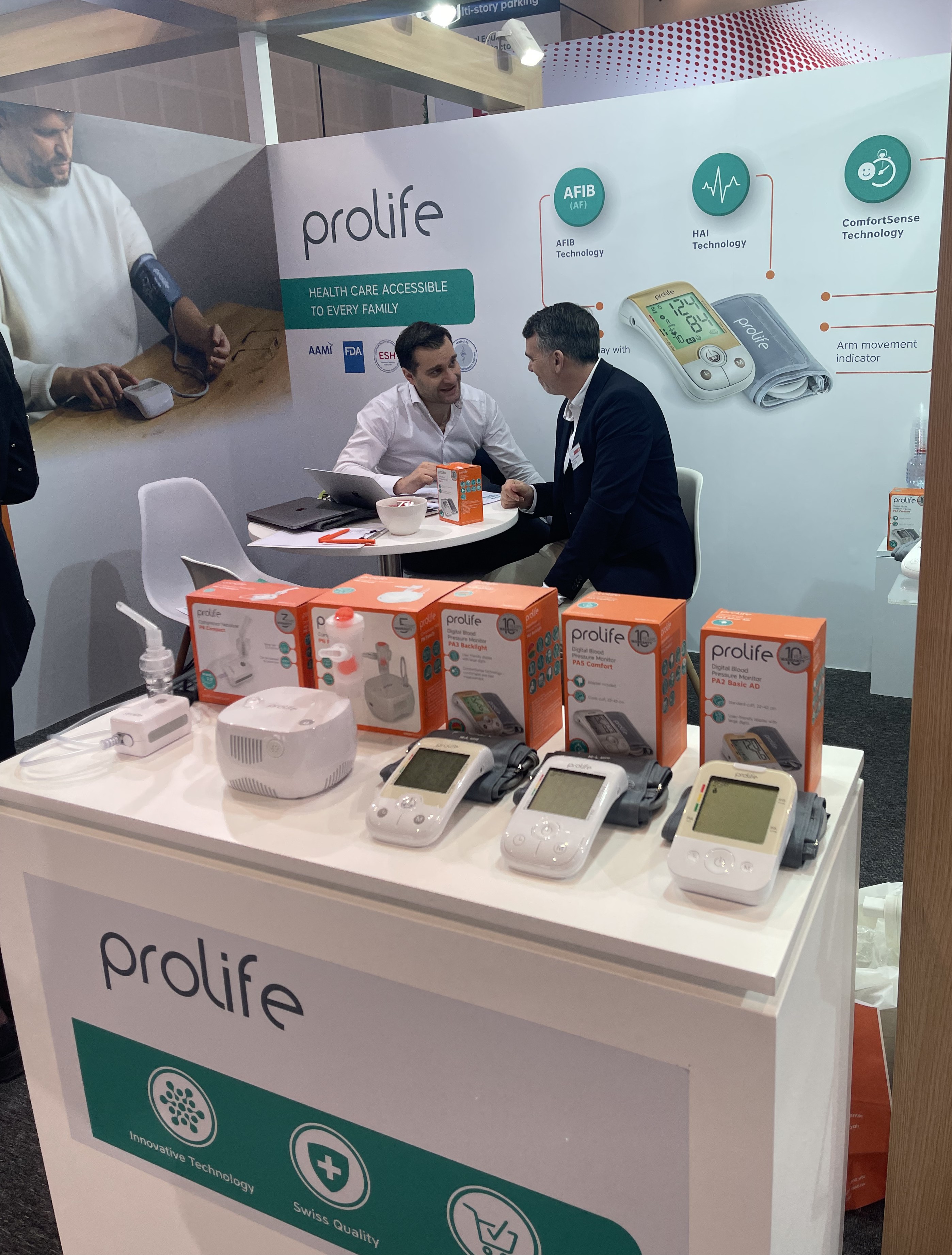 Prolife präsentierte die Inflation-Mode-Technologie in Blutdruckmessgeräten auf der Arab Health 2024