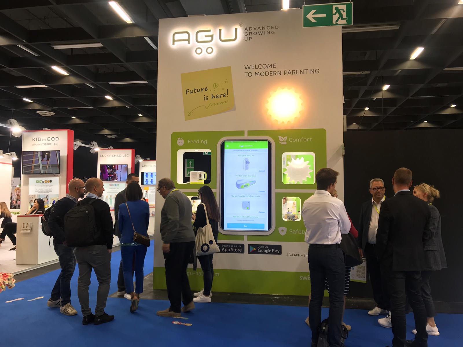 AGU: Erste Präsentation unserer Marke auf der internationalen Fachmesse Kind+Jugend 2019 in Deutschland
