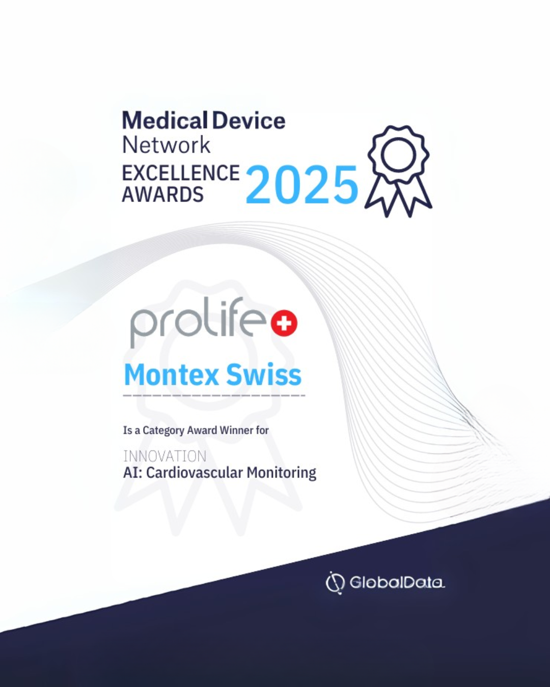 Montex Swiss erhält den Medical Device Network Excellence Award 2025 für Innovation im Bereich KI-gestützte kardiovaskuläre Überwachung